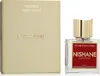 A product shot of a perfume bottle and its packaging. Voir les images du produit