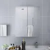 A bathroom scene with a mirrored cabinet, towels, and toiletries. Náhled obrázku produktu