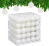 Lot de 100 boules de Noël Relaxdays, en plastique, diamètre Voir les images du produit 1