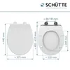 SCHÜTTE Thermoplast WC-Sitz WHITE, PREMIUM, mit Produktbild-Vorschau 9