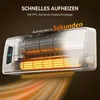 HOMCOM Wand Heizlüfter 2000W Keramik Wandheizgerät mit 3 Produktbild-Vorschau 4