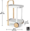Umbra 1015392-668, Holz, Weiß, 2 Regale, Fixed, 440 mm, 530 Produktbild-Vorschau 9