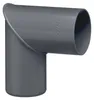 INEFA Fallrohrbogen 87 Grad, DN50 / 50mm, Anthrazit – PVC Produktbild-Vorschau 1