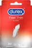 30 pezzi Durex Feel Thin Ultra Thin Preservativi Love Sex Anteprima dell’immagine prodotto 1