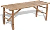 vidaXL Pivní stůl se 2 lavicemi 100 cm Bamboo Náhled obrázku produktu 2