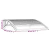 vidaXL Türvordach Grau und Transparent 80x75 cm Produktbild-Vorschau 10
