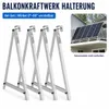 Houding voor balkoninstallatie, 118 cm, PV-houder voor Productafbeelding-voorbeeld 1