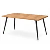 Pied de table incliné 65 cm, métal noir mat – lot de 4 Voir les images du produit 4