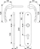 HOPPE Tôkyô 1710/273P Langschild-Garnitur (Lochung: Produktbild-Vorschau 7