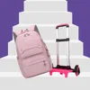 Schulrucksack mit Rollen Mädchen - Schultrolley Wasserdicht Produktbild-Vorschau 9