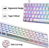 RGB 60% Mechanische Tastatur, 62 Tasten Wired Beleuchtung Produktbild-Vorschau 8