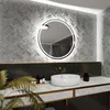 Runder Spiegel mit LED - London - 110 cm Produktbild-Vorschau 9