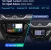 2K 9.5"Android 15 Autoradio 8+256GB 8-Kern Für Opel Corsa E Produktbild-Vorschau 3