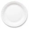 Pappteller Tevoria 22 cm, 100 Stück, weiß, geriffelt Produktbild-Vorschau 4