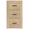 vidaXL Kredens dąb sonoma 40x33x70 cm materiał Podgląd zdjęcia produktu 3