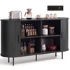 Mobile TV BEALIFE, 130x40x75 cm, con 2 ante a ribalta | Anteprima dell’immagine prodotto 2