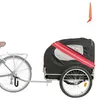 Carrosse pour chien Remorque de vélo Pliable avec fenêtres Voir les images du produit 3
