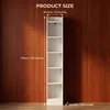 Bücherregal Standregal, 6-stöckiges, 24 x 30 x 169,5 cm Produktbild-Vorschau 6