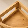 Eckregal aus Bambus für das Badezimmer, 23 x 23 x 61 cm Produktbild-Vorschau 6