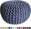 Soma Strickhocker Pouf Ø 45 cm Sitzpouf Sitzpuff Produktbild-Vorschau 1