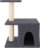 vidaXL Kratzbaum mit Sisal-Kratzsäulen Dunkelgrau 48 cm Produktbild-Vorschau 3