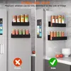 Gewürzregal Magnetisch 2 Stück, Kühlschrank Magnete Regal, Produktbild-Vorschau 6