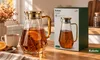 Kuketo | Glas Teekanne mit Sieb 1,5 L – Hitzebeständiger Produktbild-Vorschau 6