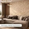 3D Wandpaneele PVC Steinoptik | Beige Muschelstein | 5 Produktbild-Vorschau 5