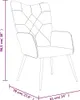 vidaXL Relaxační křeslo se stoličkou Patchwork Fabric Náhled obrázku produktu 7