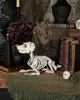 Schnauzer Hundeskelett als Halloween Dekoration 27 cm Produktbild-Vorschau 3