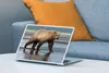MuchoWow® Laptop Aufkleber Sticker Cover Bär - Strand - Produktbild-Vorschau 4