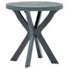 vidaXL Bistrotisch Grün Ø70 cm Kunststoff Produktbild-Vorschau 5