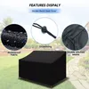 Banc de jardin 190x66x89cm Housse de protection résistante Voir les images du produit 7