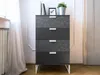 Klebefolie Möbel 45x100 cm - Anthrazit Matt - Möbelfolie Produktbild-Vorschau 4