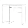 1D Schreibtisch 90 cm Mattgrau / Wotan Eiche Produktbild-Vorschau 10