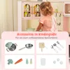 Cucina per bambini COSTWAY con piano di lavoro estraibile, Anteprima dell’immagine prodotto 7