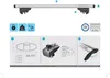 Menabo Lince Silver XL barres de toit/rails pour Infiniti Voir les images du produit 6