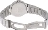 The back of a silver watch with a metal band is shown against a white background. Náhled obrázku produktu