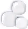 Excelsa Set de vaisselle 18 pièces Square Porcelaine Blanc Voir les images du produit 2
