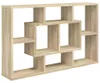vidaXL Nástenná polica Sonoma Oak 85x16x52,5 cm odvodený Náhľad obrázku produktu 1