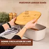 bremermann boîte à pain avec couvercle en bambou, boîte à Voir les images du produit 5