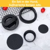 Hamburger-Patty-Form,Antihaft-Patty-Former für Fleisch, Produktbild-Vorschau 6