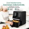 Emerio Dual-Zone Heißluftfritteuse 2500 W – 3,5 L + 6,5 L – Produktbild-Vorschau 3