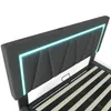 Flieks postel 160x200cm s USB, čalouněná postel s lamelovým Náhled obrázku produktu 8