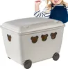 Bac à jouets en plastique avec couvercle 55 L Boîte de Voir les images du produit 1