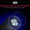 Close-up of a speaker with marketing text and graphics. Produktbild-Vorschau