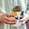 Katzen Blumentopf mit Glückskatze Produktbild-Vorschau 5