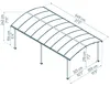 Pojedyncza wiata Palram - Canopia Arcadia 6400 649 x 359 cm Podgląd zdjęcia produktu 19