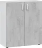 Mehrzweckschrank >Tidy< in Weiß / Beton Grau - Produktbild-Vorschau 1