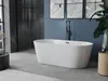 Mexen Luna vasca da bagno indipendente 140 x 75 cm, bianca, Anteprima dell’immagine prodotto 2